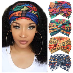 DRESHOW front view pack showing four headbands, versatile styling benefit
