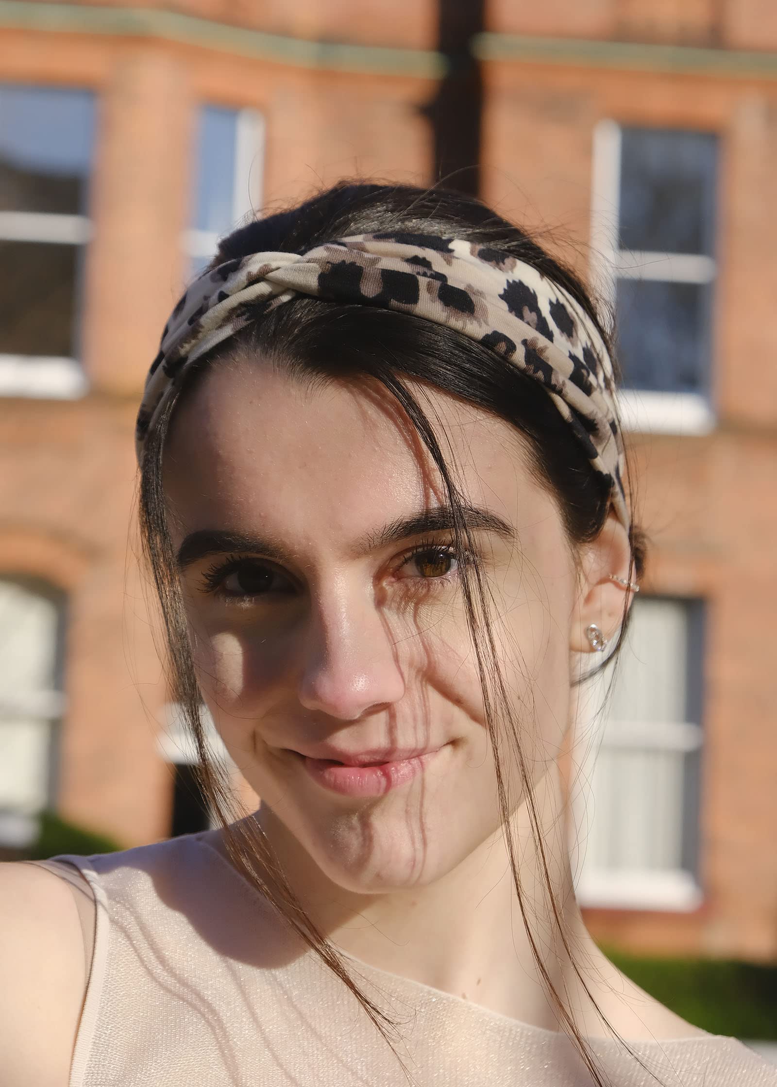 DRESHOW knotted headband front detail adding a stylish focal point