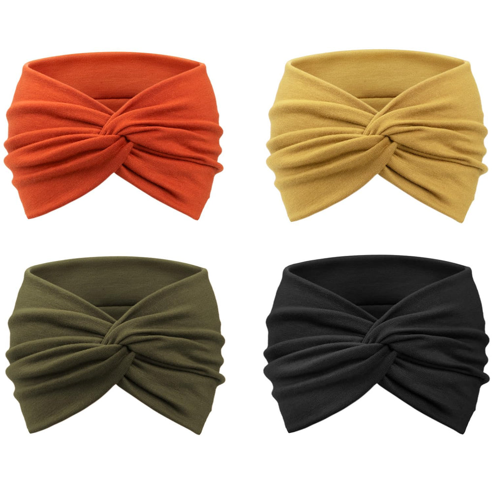 DRESHOW lifestyle outdoor model wearing headband for hands-free comfort benefit