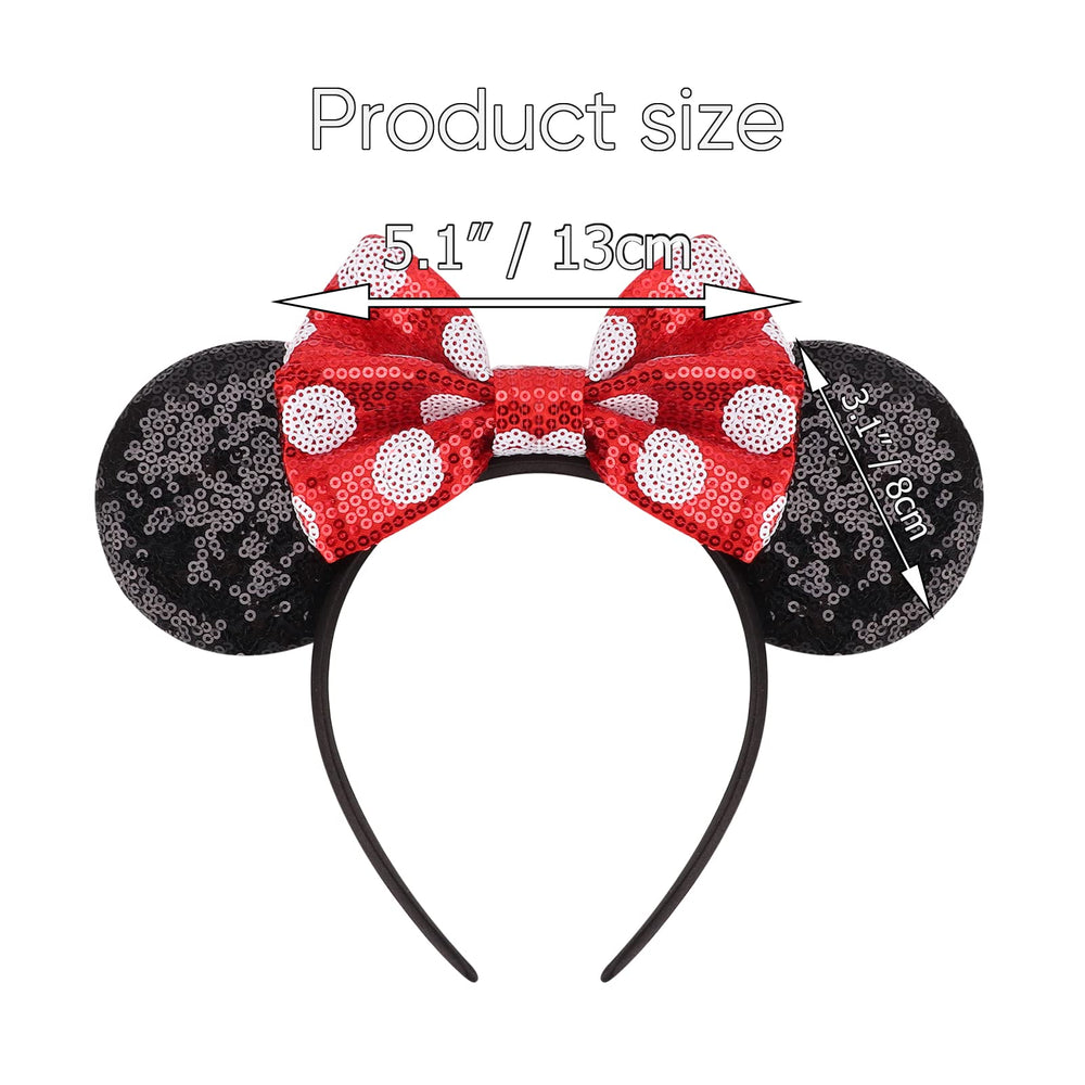 DRESHOW mouse ears worn at party creating eye-catching costume flair