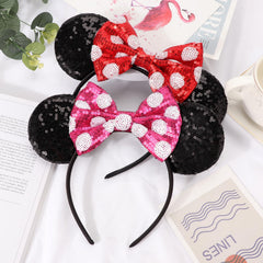 DRESHOW headband in party setting adding festive sparkle to celebration outfits