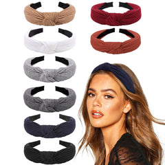 DRESHOW woman at vanity wearing headband for tidy makeup routine