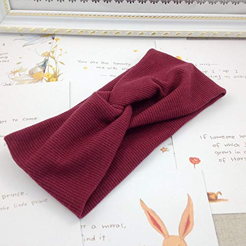 DRESHOW all eight solid-color headbands laid flat offering outfit coordination