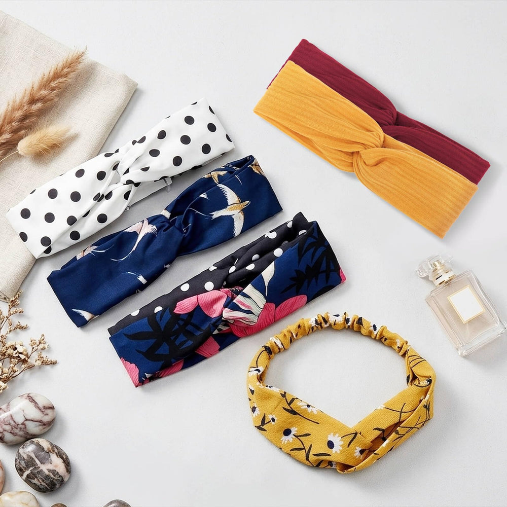 DRESHOW model wearing headband with casual outfit for a polished look