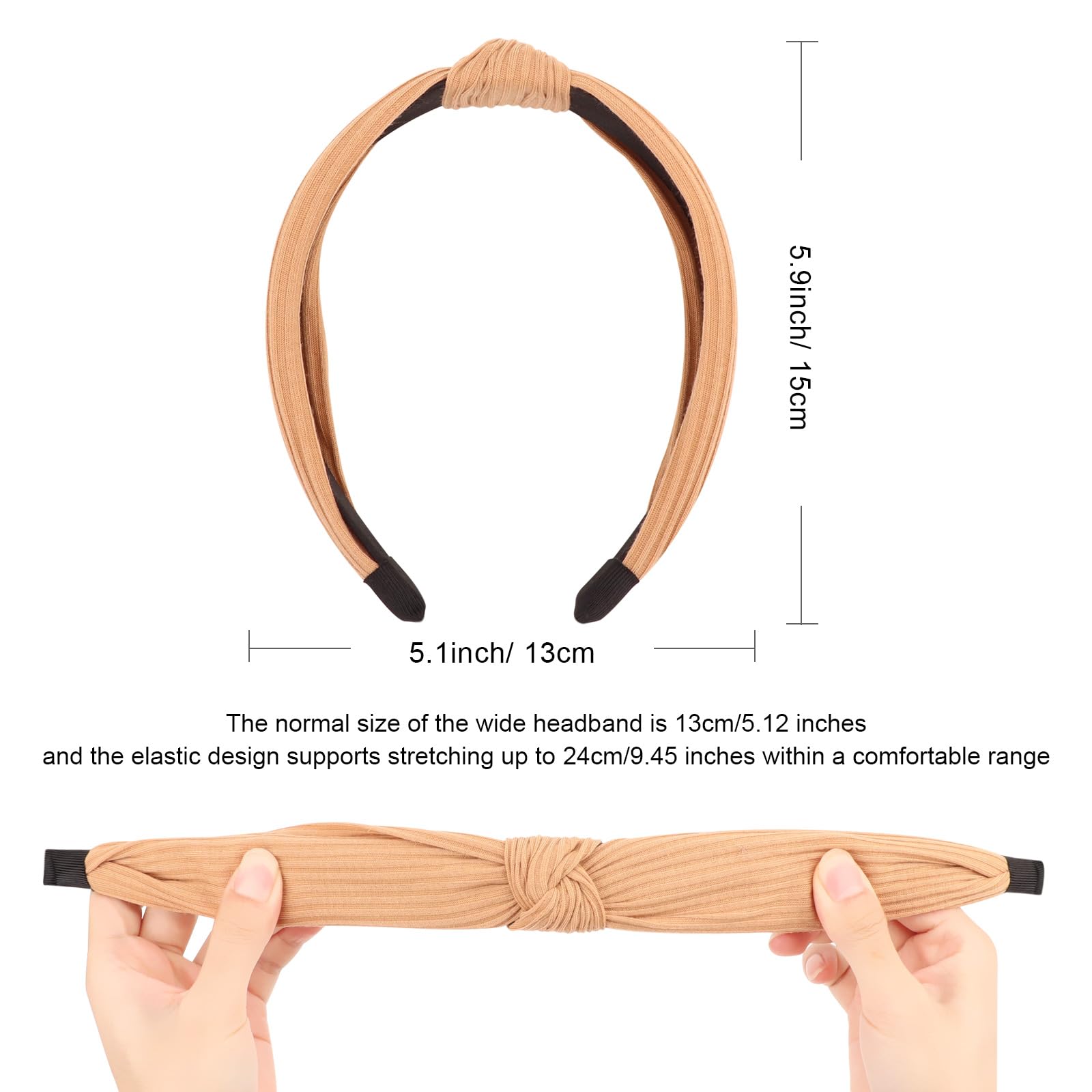 DRESHOW open pack displaying eight headbands for excellent value