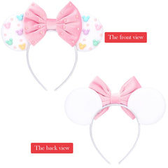 DRESHOW headband beside a ruler showing flexible size and fit range