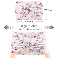 DRESHOW headband next to ruler showing measurements for sizing certainty