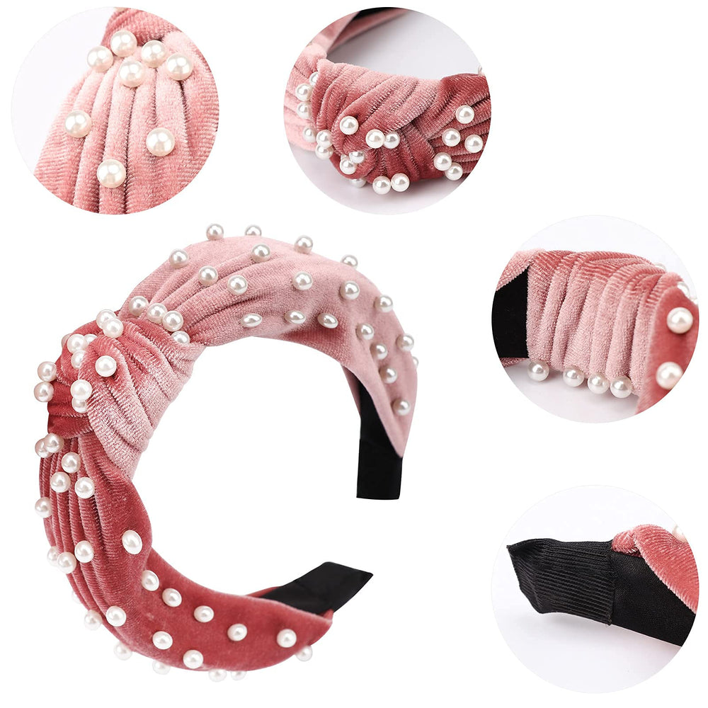 DRESHOW headband next to hand showing hoop size and wearable scale