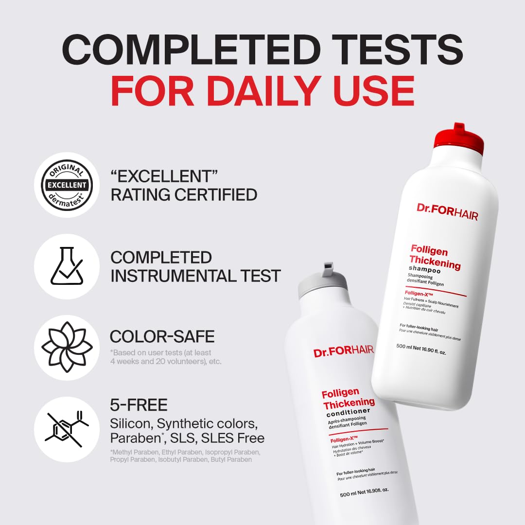 DR.FORHAIR on bathroom shelf lifestyle shot conveying daily-use convenience