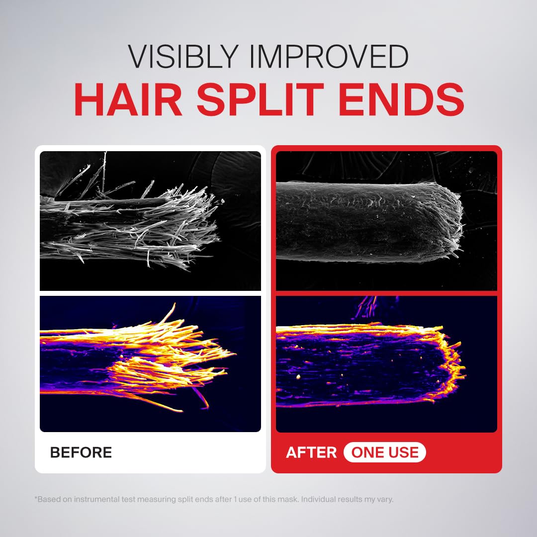 DR.FORHAIR applying mask scalp to ends demonstrates even coverage