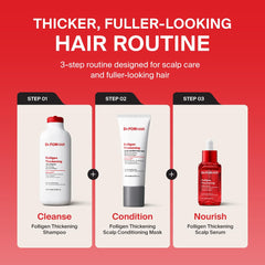 DR.FORHAIR before and after hair showing fuller-looking texture