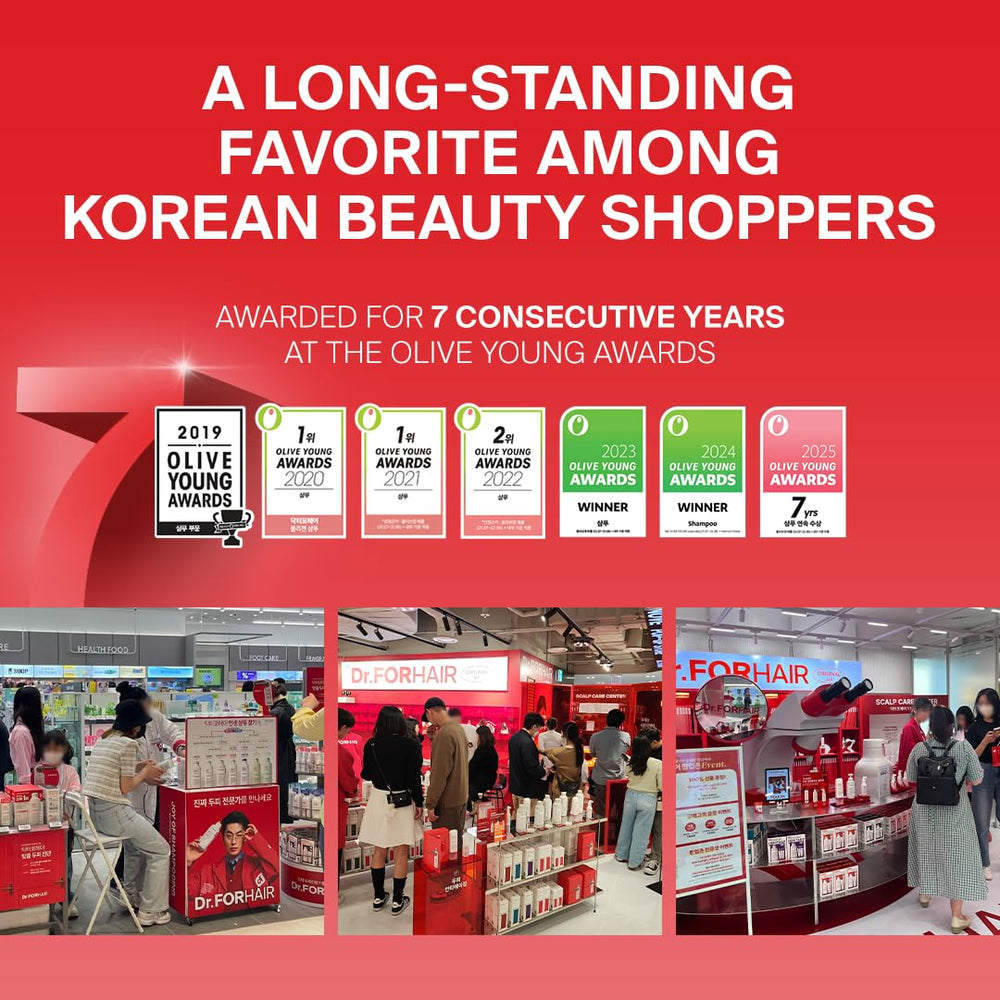 DR.FORHAIR label closeup highlighting Folligen-X technology benefits