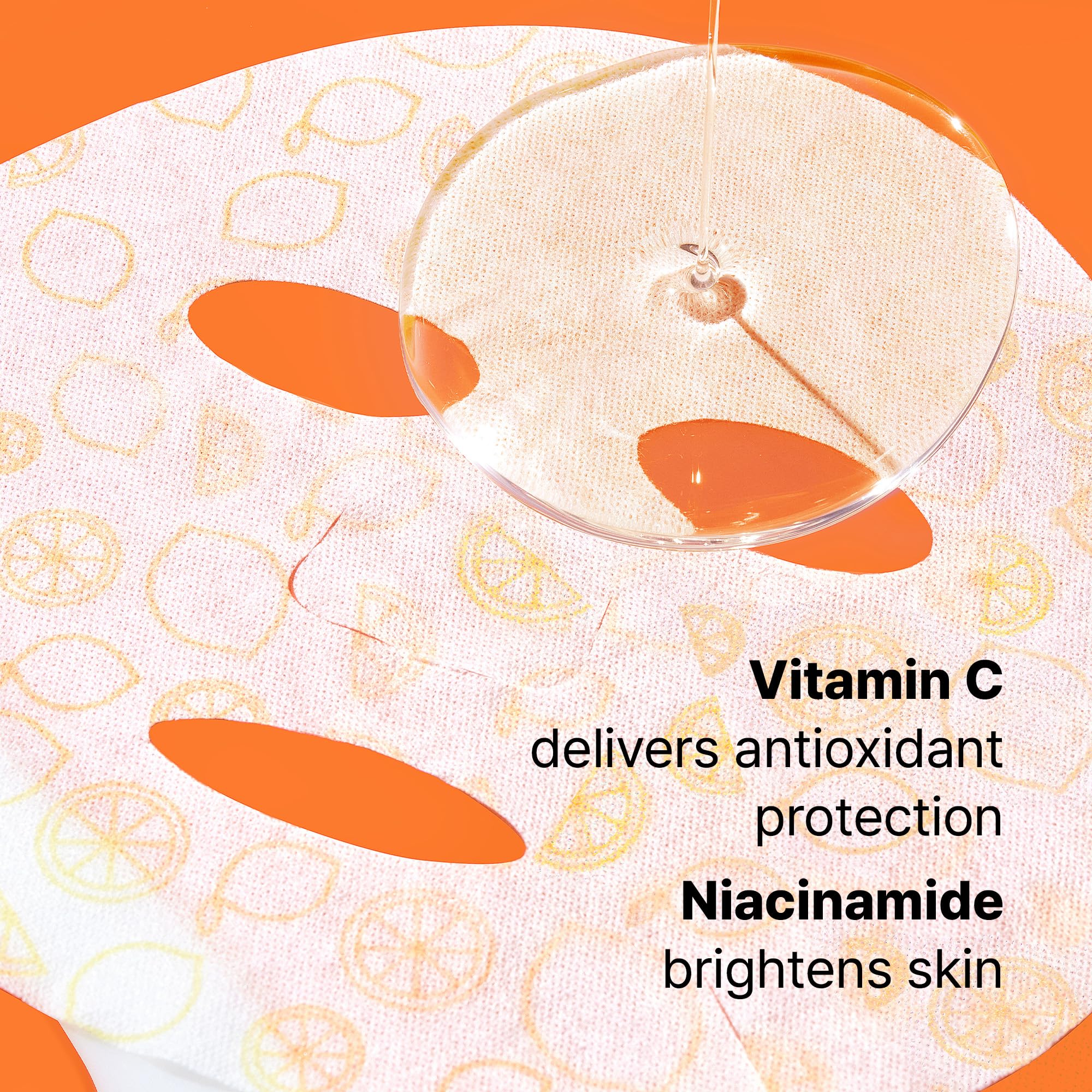 Dr.Jart+ ingredient label close-up showing Vitamin C and Niacinamide benefits