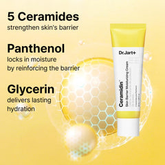 Dr.Jart+ being applied to hand highlighting smooth application and immediate comfort