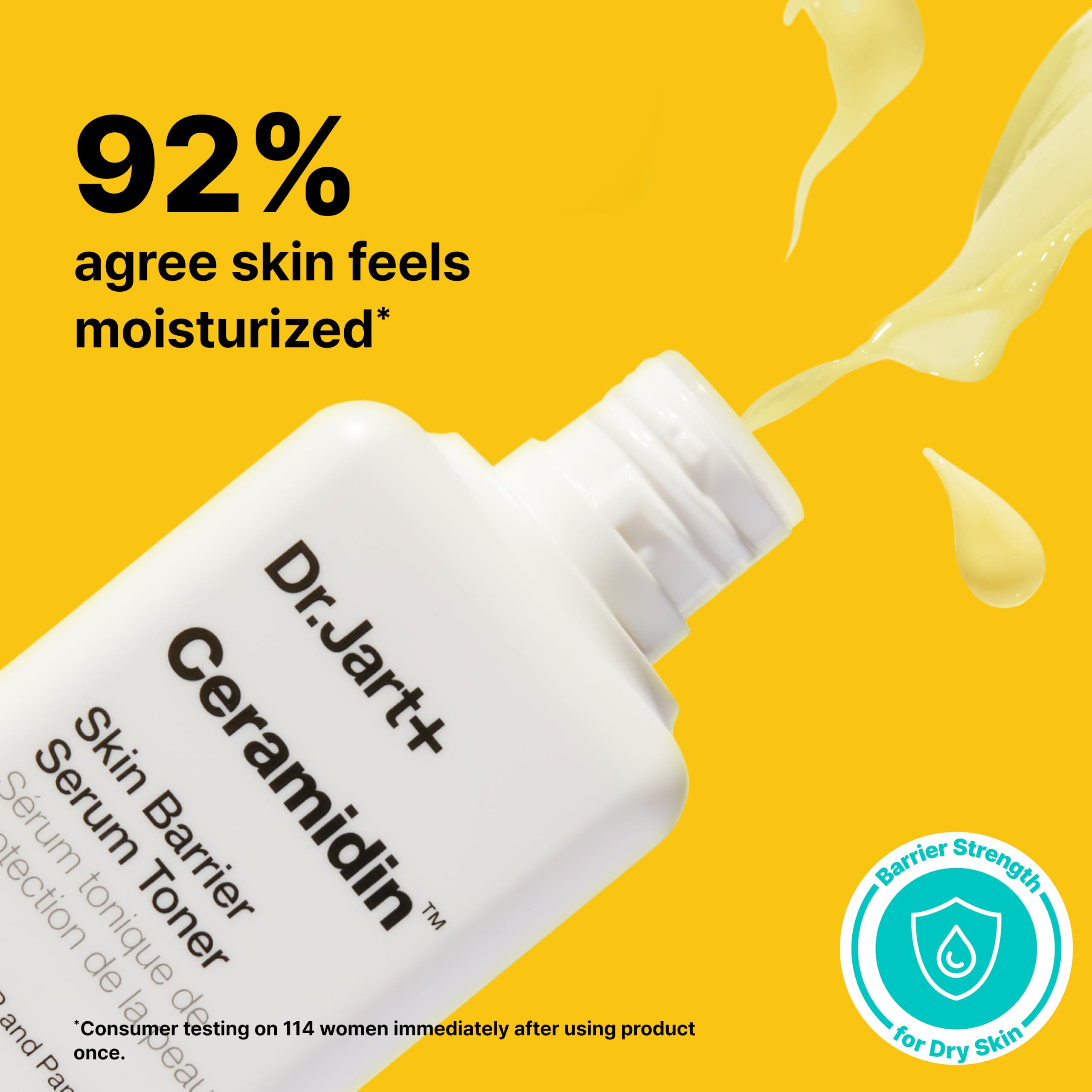 Dr.Jart+ close-up of cap and label clarifying ingredients