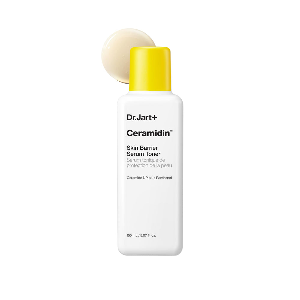 Dr.Jart+ front bottle shot showing product and benefits