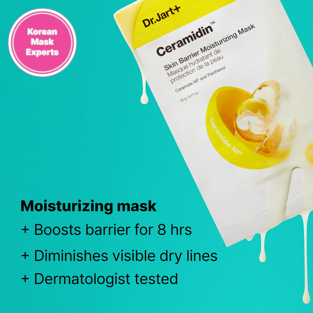Dr.Jart+ close-up of sheet texture highlighting serum-rich fabric benefits