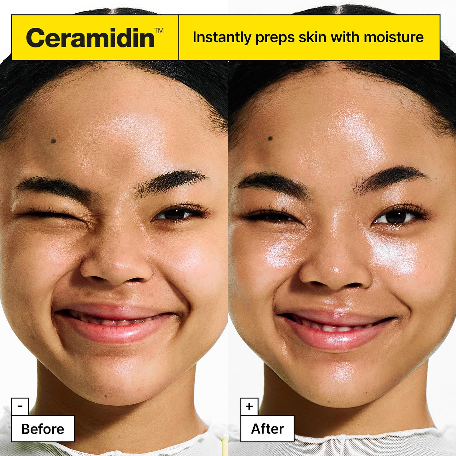 Dr.Jart+ toner on cotton pad showing gentle application benefit