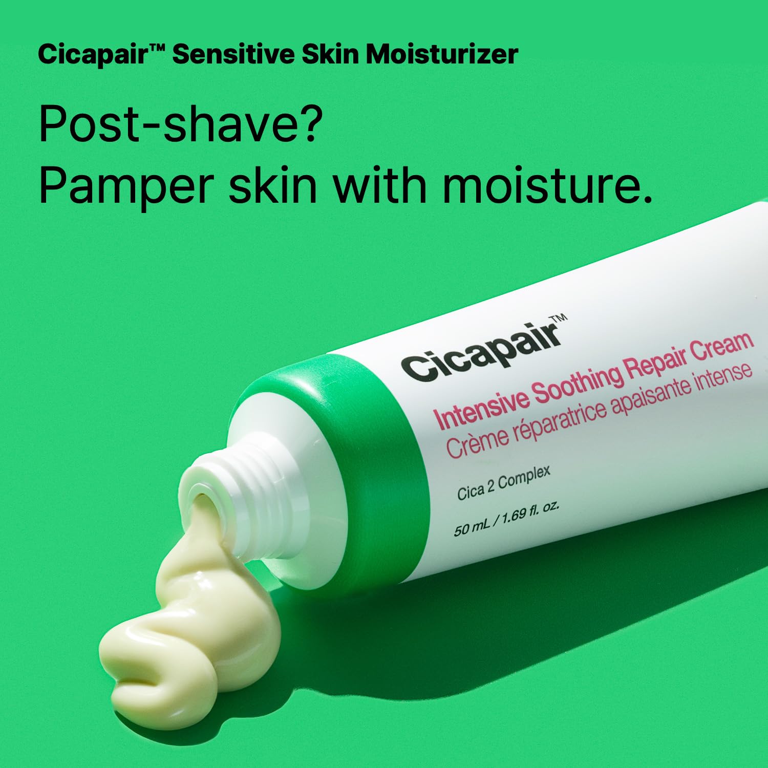 Dr.Jart+ treated cheek showing reduced redness and calmer skin benefit