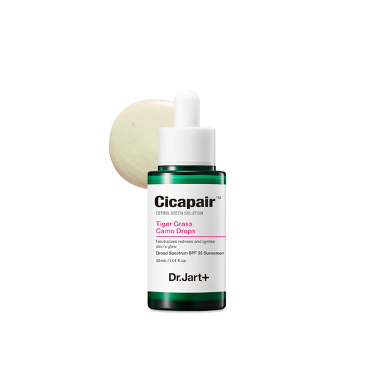 Dr.Jart+ bottle front view showing product and SPF benefit