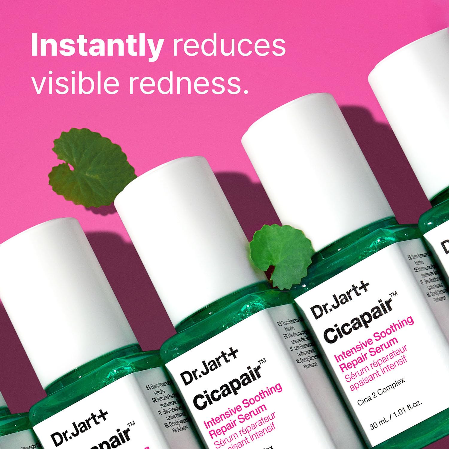 Dr.Jart+ Centella Asiatica ingredient bottle illustrating soothing benefit