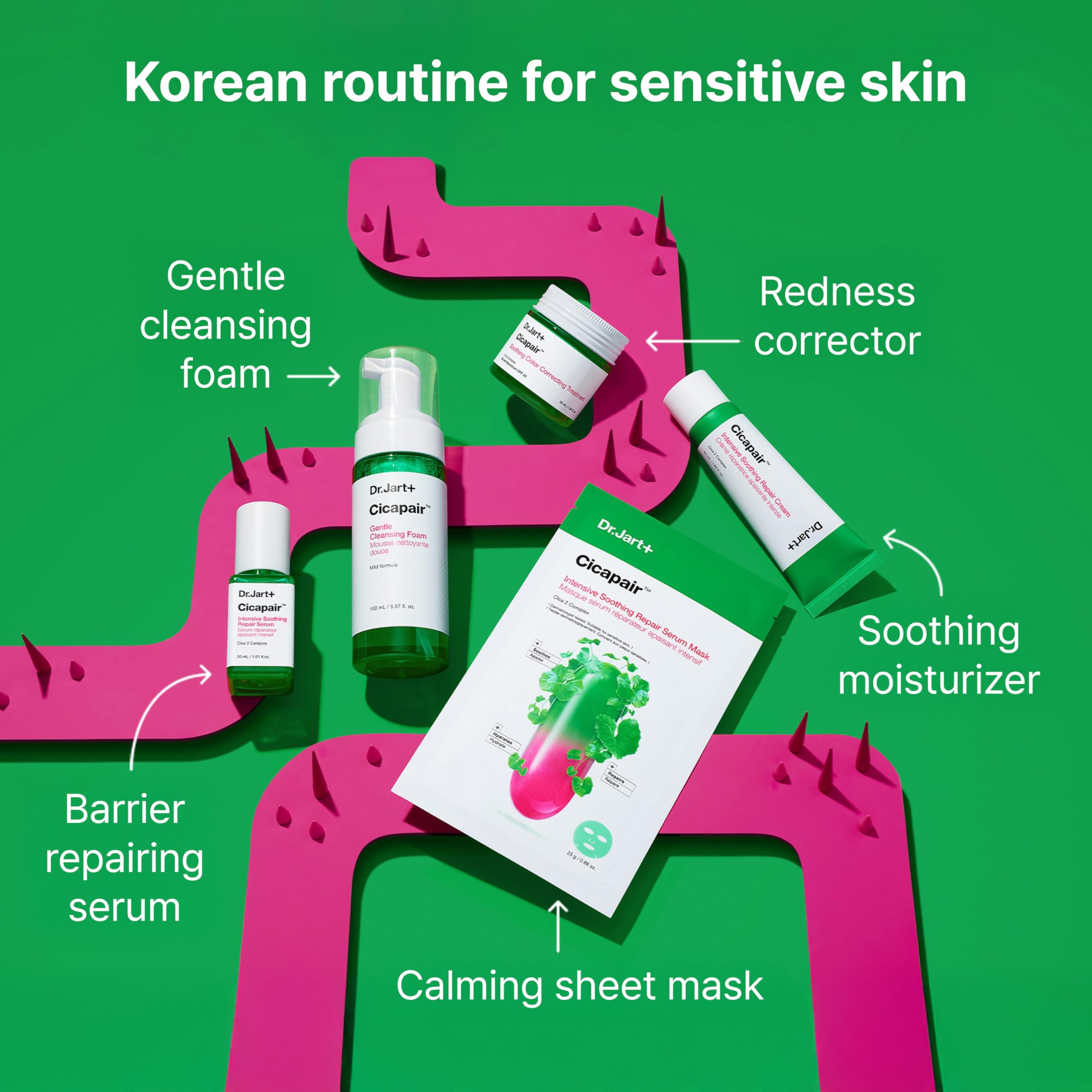 Dr.Jart+ mask on bathroom counter suggesting easy self-care ritual