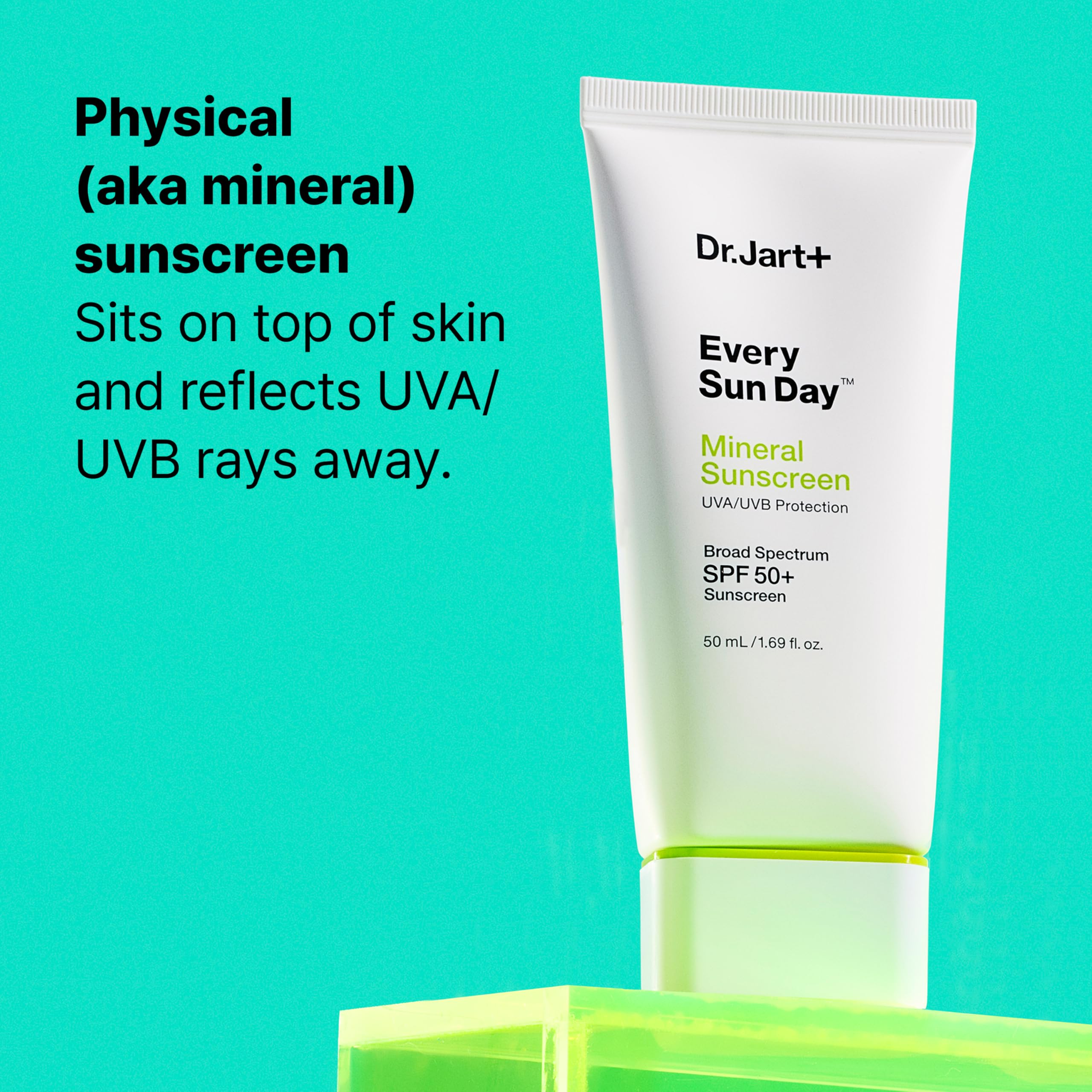 Dr.Jart+ applied on hand demonstrating blendability and subtle finish