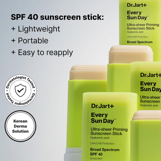 Dr.Jart+ stick twist-up exposed product for quick, mess-free use