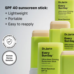Dr.Jart+ stick twist-up exposed product for quick, mess-free use