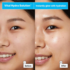 Model applying Dr.Jart+ sheet mask demonstrating easy fit and instant comfort