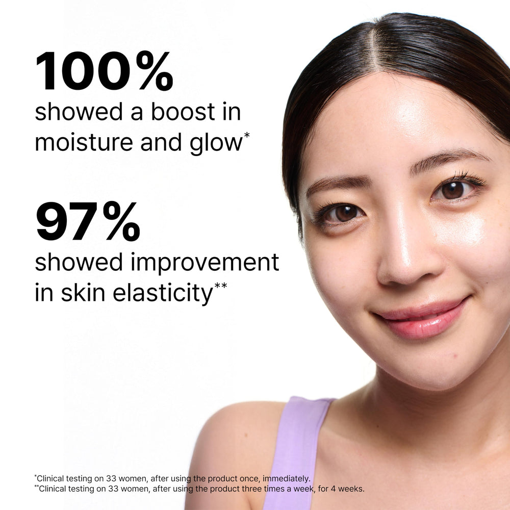 Dr.Jart+ mask on model front view demonstrating contour and coverage