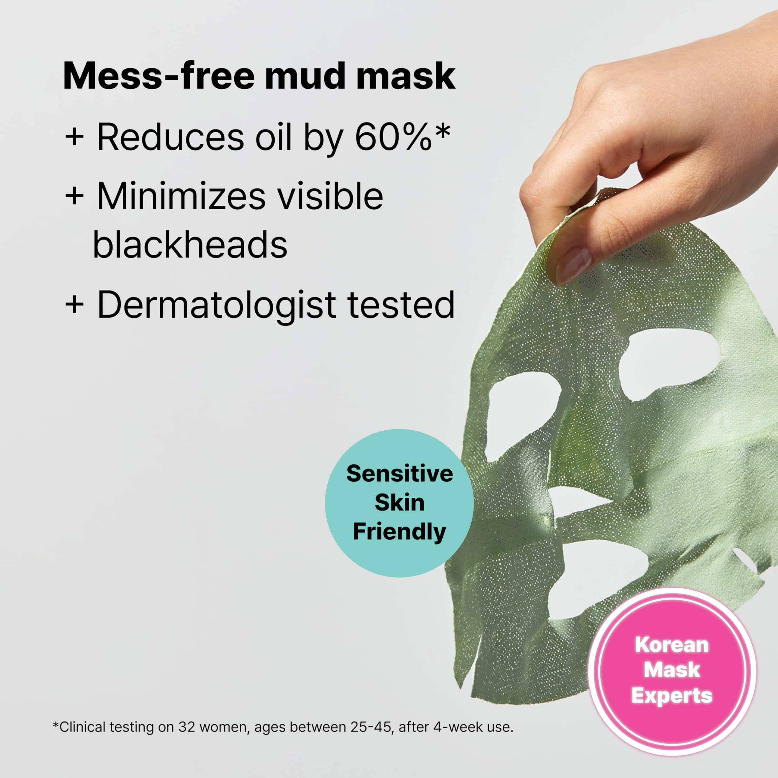 Dr.Jart+ close-up of green mud texture highlighting purifying minerals