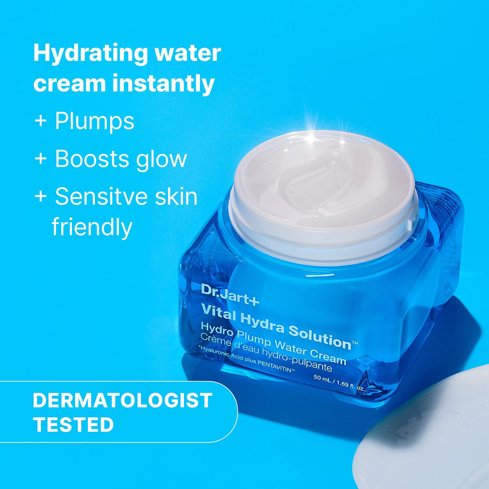 Dr.Jart+ gel-cream close-up texture highlighting lightweight absorption