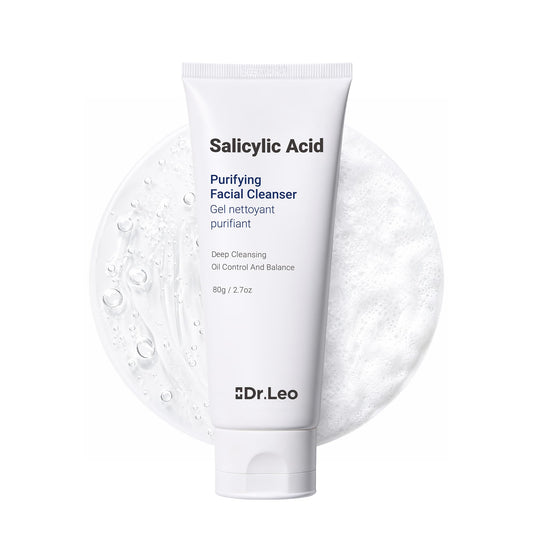 Dr.Leo front packaging showing label and benefits for clear skin