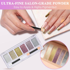 DRMODE applicator touching pigment for quick, low-mess application