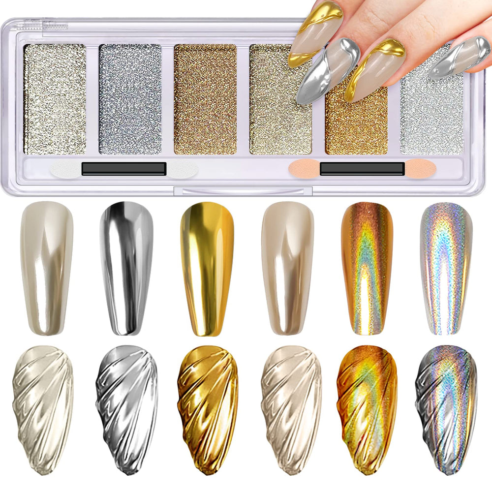 DRMODE front palette view showing six chrome colors and compact design for easy travel
