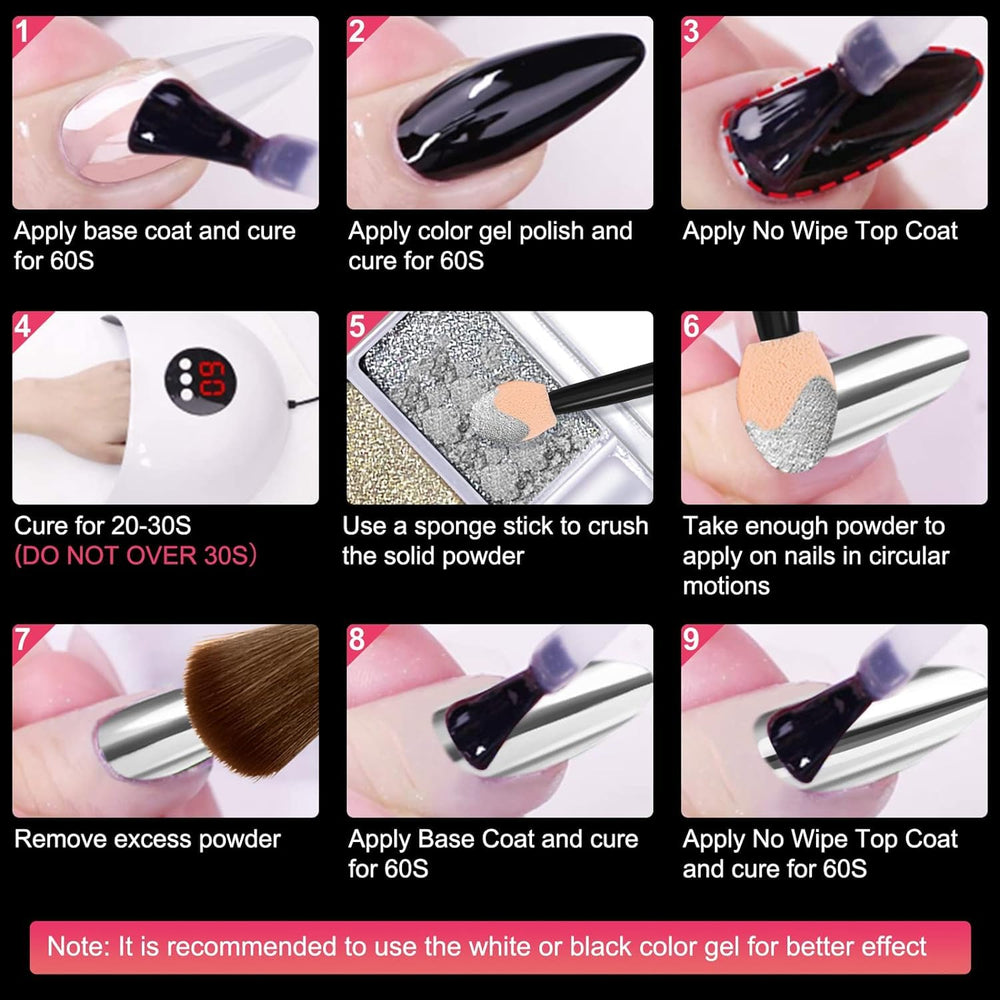 DRMODE scale comparison with finger illustrating pan size and long-lasting pigment supply