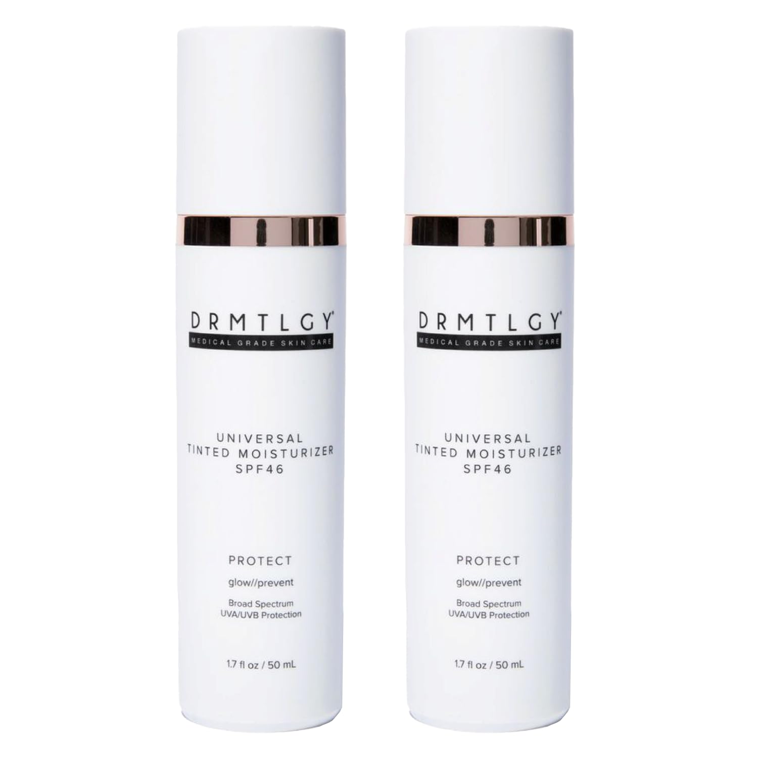 DRMTLGY front packaging showing two tubes and convenient two-pack benefit