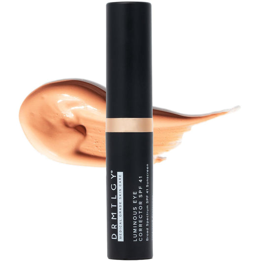 DRMTLGY product front packaging showing compact tube and branding, clear benefit visible