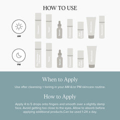 DRMTLGY serum placed on bathroom shelf suggesting daily routine use