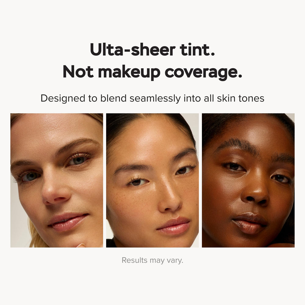 DRMTLGY label close-up showing niacinamide, hyaluronic acid, and vitamin E benefits