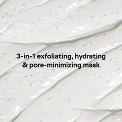 DRMTLGY rinsing pumpkin mask from skin to reveal softer, refreshed complexion benefit