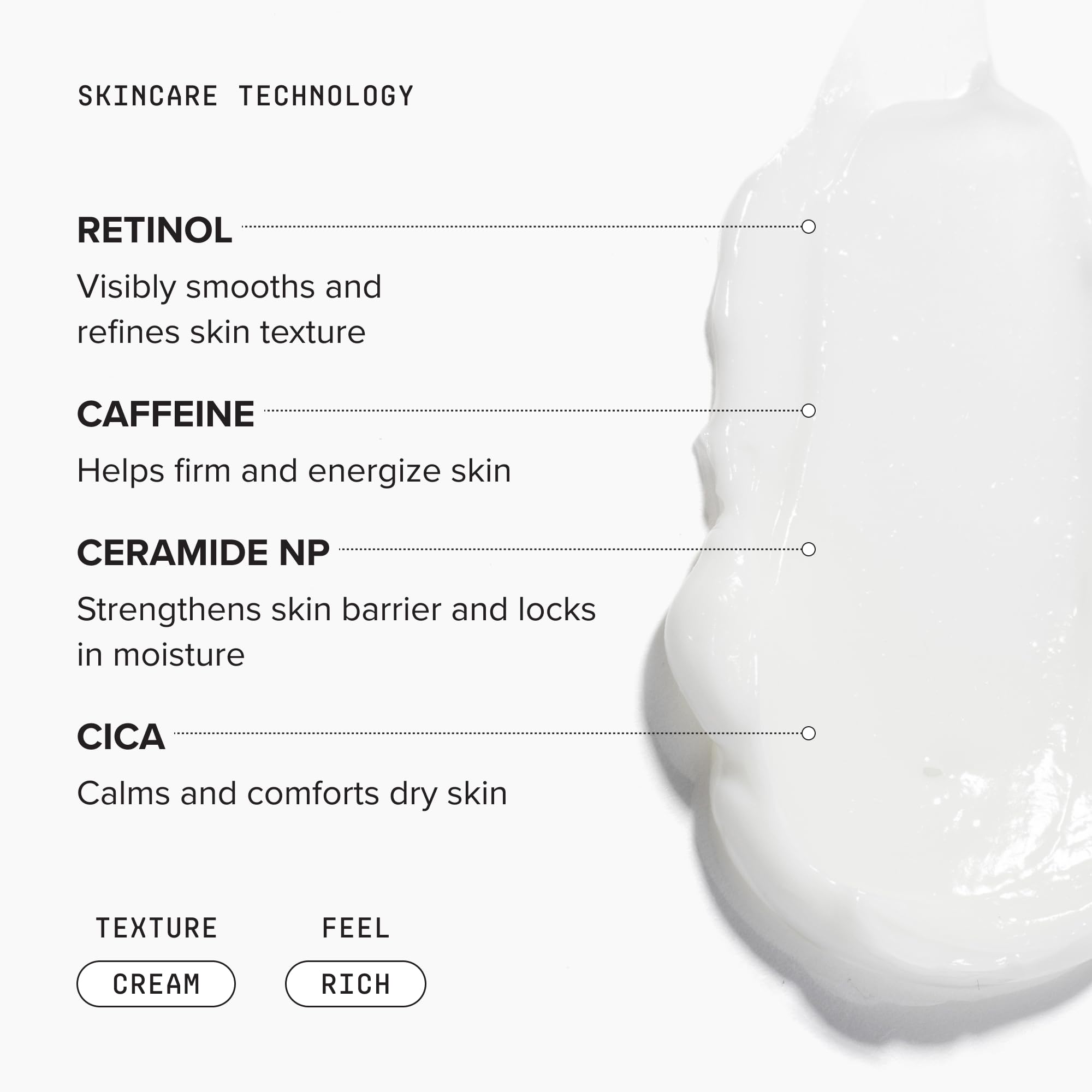 DRMTLGY pump dispensing lotion illustrating controlled easy application