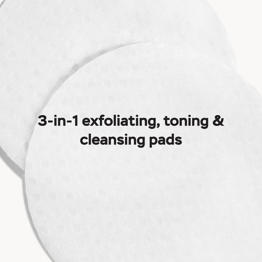 DRMTLGY tingl pad close-up texture highlighting gentle exfoliation