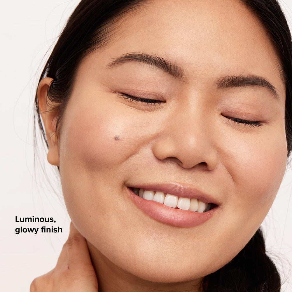 DRMTLGY applied on hand demonstrating natural, even coverage