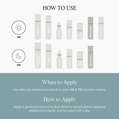 DRMTLGY Water Créme ingredient label highlighting shea, ginger, and aloe benefits