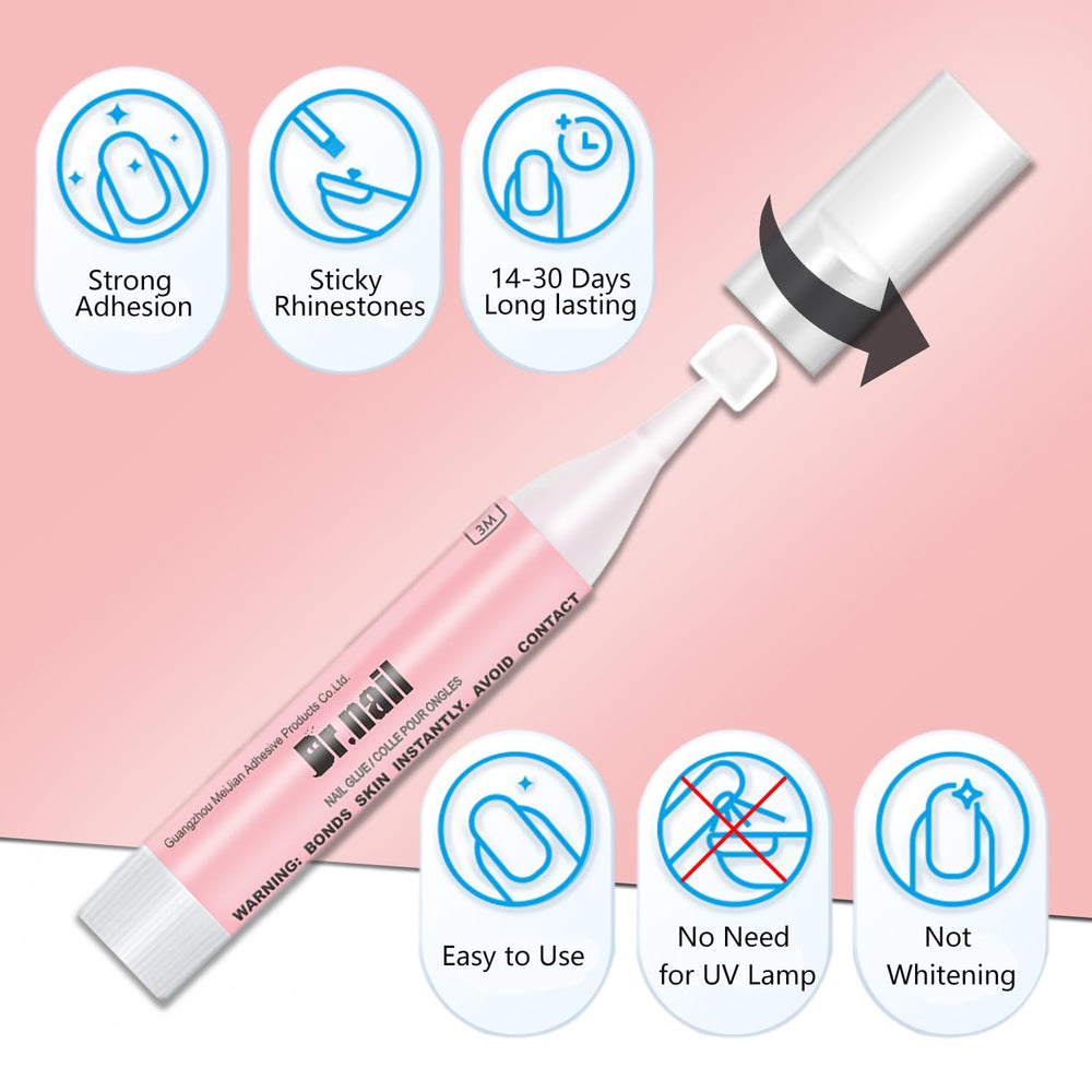 Dr.nail lifestyle image of at-home manicure setup showcasing easy use
