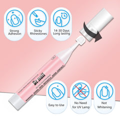Dr.nail lifestyle image of at-home manicure setup showcasing easy use