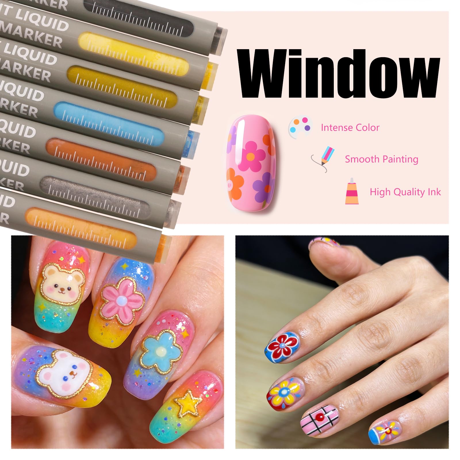 Dr.nail stamping templates detail with floral and heart patterns for repeatable motifs