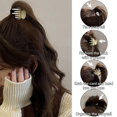 Drnytunk arrangement of the four clip styles illustrating styling variety